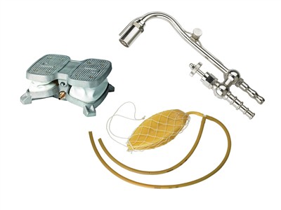 Kompletter Satz Brenner Modell 5325, Fußpedal Und Montierter Ballon - Standard Bild - 1