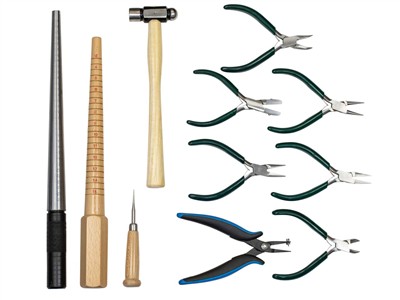 Anfänger-werkbankset Für Juweliere,gröenanpassung Und Schmieden, 11 Teile