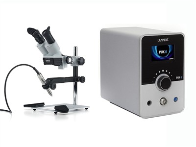 Set Mit Puk 6.1, Binokular Sm6, Fußpedal Und Druckminderer, Lampert - Standard Bild - 2