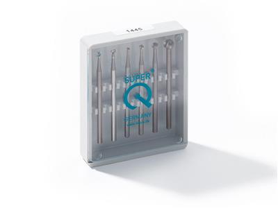 Kugelfräser Nr. 23, Durchmesser 1,00 Mm, Pro Packung Mit 6 Stück, Super Q - Standard Bild - 3