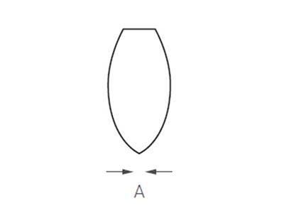 Fingernagel-echo Nr. 1, Stärke 1,78 Mm, 65 Mm, Super Q - Standard Bild - 2