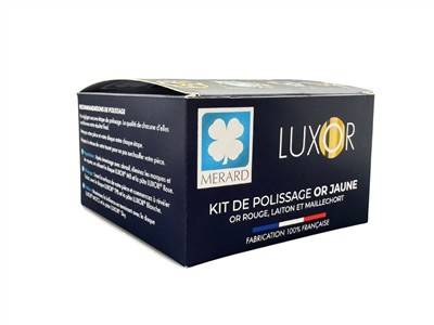 Polierset Gelbgold, Rotgold Und Messing, 3 Polierpasten Und 3 Scheiben, Luxor - Standard Bild - 8