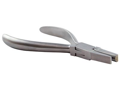 Formlose Klammer Mit 6 MM Flachem Und Halbrundem Auslauf, 130 MM - Standard Bild - 3