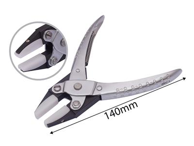 Flachzange Parallel Glatt Mit Nylonbeschichtung, 140 MM - Standard Bild - 3