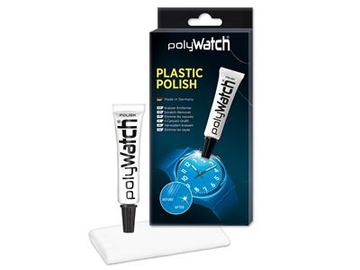 Reparaturpaste Für Uhrengläser Aus Kunststoff, Polywatch - Standard Bild - 2