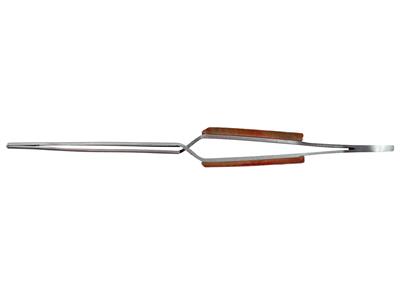 Gebogene Kreuzpinzette, Isolierte Griffe, 165 MM - Standard Bild - 2
