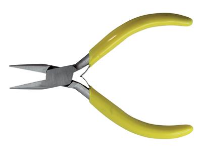 Zange Mit Halbrundem Schnabel, Gelb, 130 MM - Standard Bild - 1