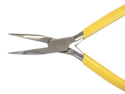 Abgewinkelte Spitzzange, Gelber Handgriff, 150 MM - Standard Bild - 2