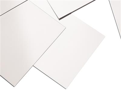 Schild 18k Weissgold Pd 12 Geglüht,0,80 MM