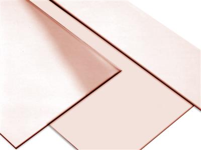 Platte 18k Rosegold Geglüht, 0,80 MM