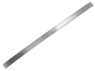 Streifen 18k Weissgold Bn, 0,70 X 4mm