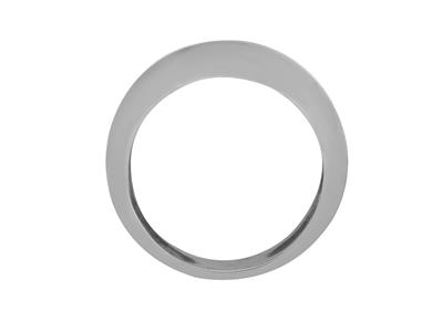 Armreif 10,6 MM Breit, Weissgold 800. Ref. Bjp54