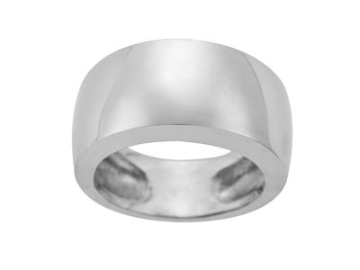 Ring 10,6 MM Breit, 800er Graugold. Ref. Bjp54 - Standard Bild - 2