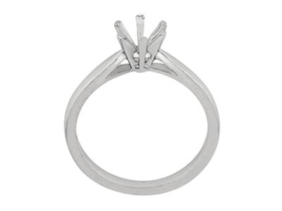 Solitär Mit 6 Krallen, Für Steine Von 44,5 Mm, 18k Weigold Pd 13. Ref.26002