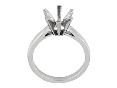 Solitär Mit 6 Krallen, Für Steine Von 77,5 Mm, 18k Weigold Pd 13. Ref.26007