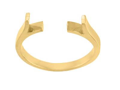 Flacher Ringhalter, 18k Gelbgold . Ref. 01808 - Standard Bild - 2