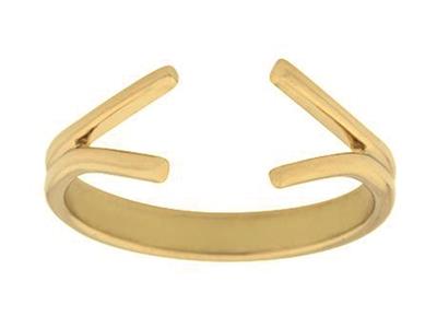 Ringkorper Gabel, Gelbgold 18k. Ref. 01818 - Standard Bild - 1