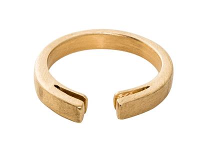 Ringkörper Mit Palmetten-riemen, 18k Gelbgold 3n, Ringgröße 50 Ref. S66 - Standard Bild - 2