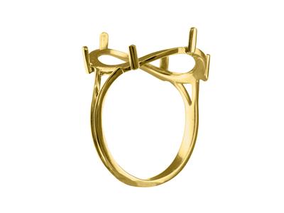 20-franken-münzhalterring, Tailliert, 18k Gelbgold, Finger 58