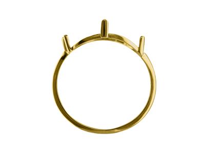 20-franken-münzhalterring, Tailliert, 18k Gelbgold, Finger 58 - Standard Bild - 3