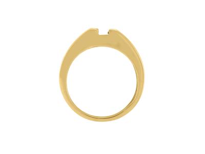 Solitär Für 5 MM Große Steine, 18k Gelbgold. Ref. Sf40-50 - Standard Bild - 1