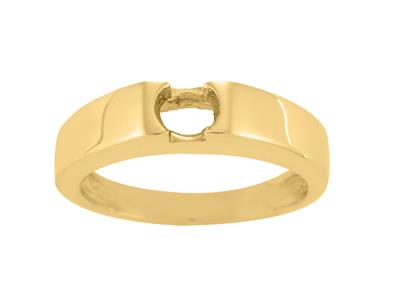 Solitär Für 5 MM Große Steine, 18k Gelbgold. Ref. Sf40-50 - Standard Bild - 2