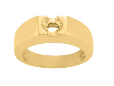 Solitär Für Einen 6 MM Großen Stein, 18k Gelbgold. Ref. Sf60-90 - Standard Bild - 2