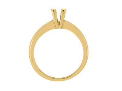 Solitär Mit 4 Krappen Für 4,5 MM Groe Steine, 18k Gelbgold. Ref. Sv3035