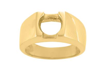 Solitär Für Einen 8 MM Großen Stein, 18k Gelbgold. Ref. Sf180-250 - Standard Bild - 2