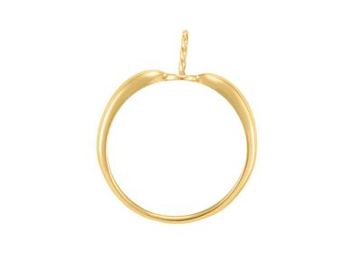 Ring Für Eine Perle Von 7 Bis 10 Mm, 18k Gelbgold. Ref. Bg28