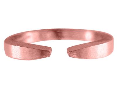 Flacher Offener Ringkörper, Rotgold18k 4n, Ringgröße 50 Ref. S61 - Standard Bild - 2