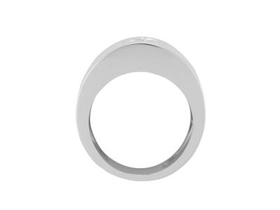 Ring Für Perlen Von 8 Bis 9 Mm, 925er Silber, Rhodiniert. Ref. Bg224