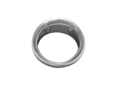 Ring Für Perle 10 Mm, Rhodiniertes 925er Silber. Ref. Bg113 - Standard Bild - 2
