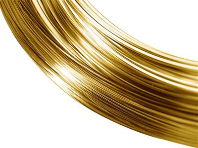 Runddraht 18k Gelbgold 3n Geglüht, 0,40 MM - Standard Bild - 1