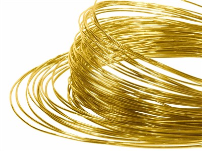 Runddraht 18k Gelbgold 3n Geglüht,0,90 MM - Standard Bild - 2