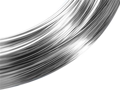 Runddraht 18k Weißgold Bn Geglüht,0,30 MM - Standard Bild - 2