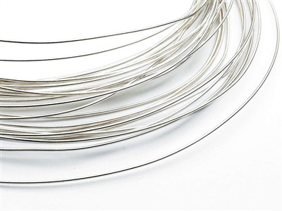 Runddraht 18k Weissgold, Bngeglüht,0,60 MM