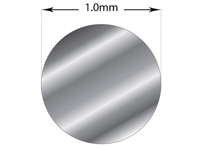 Or Gris 18 Bn Fil Dia 1,00 Mmrecuit Coc - Standard Bild - 2