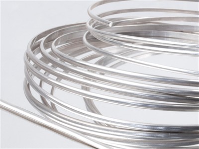 Halbringdraht, Silber 930 Geglüht,2,50 X 1,50 MM