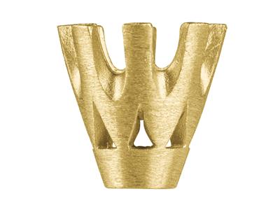 Fassung 8 Krappen Für Runden Stein Von 4,5 Mm, 18k Gelbgold. Ref. 2020 - Standard Bild - 2