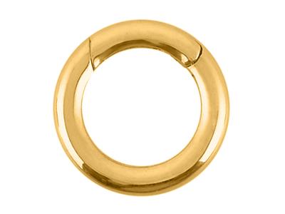 Unsichtbarer Runder Verschluss 12 Mm, 18k Gelbgold. Ref. 28026, Pro Stück