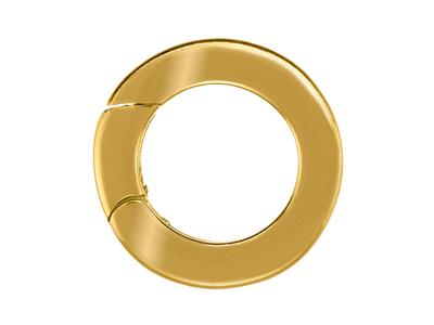 Unsichtbarer Verschluss 12,20 Mm, Flachrohr, Gelbgold 18k 3n - Standard Bild - 1