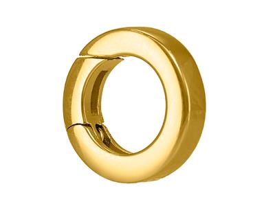 Unsichtbarer Verschluss 9,90 Mm, Flachrohr, Gelbgold 18k 3n - Standard Bild - 1