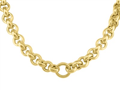 Unsichtbarer Verschluss 13,40 Mm, Rundrohr, Gelbgold 18k 3n - Standard Bild - 5