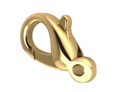 Menottenschluss Barock Gegossen 9 Mm, 18k Gelbgold 3n. Ref. 37033 - Standard Bild - 2