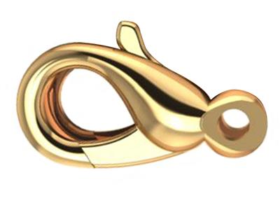 Schmuckverschluss Barock Gegossen 15 Mm, 18k Gelbgold 3n. Ref. 37033