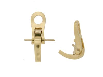 System Ohrclip 12 Mm, 18k Gelbgold. Ref. 7349-bis, Das Paar - Standard Bild - 1