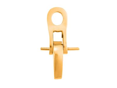 System Ohrclip 12 Mm, 18k Gelbgold. Ref. 7349-bis, Das Paar - Standard Bild - 2