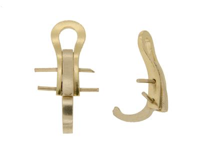 System Ohrclip 14 Mm, 18k Gelbgold. Ref. 7329-bis, Das Paar - Standard Bild - 1