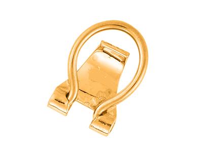 Racket-ohrring-system 10 Mm, 18k Gelbgold. Ref. 7314, Das Paar - Standard Bild - 2